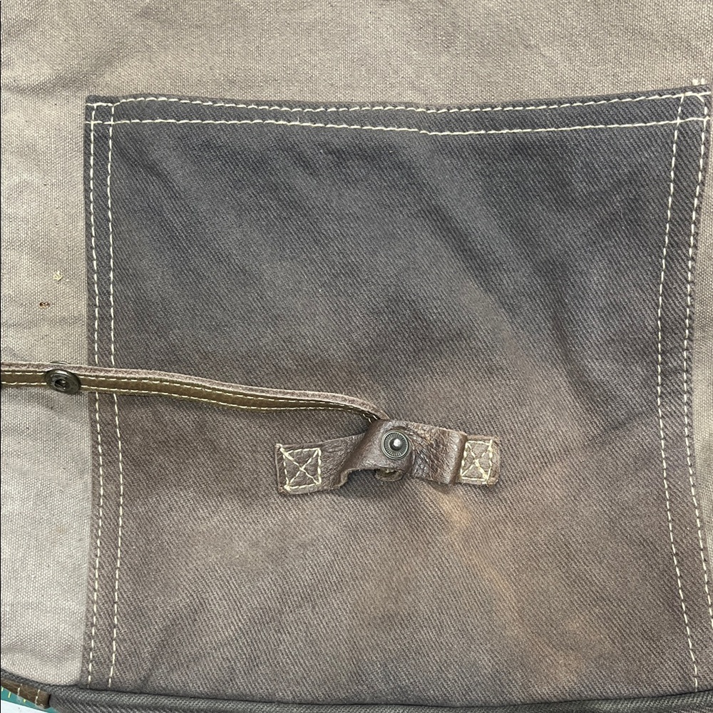 Vintage Brown and Tan Backpack Myra Bag Canvas - Picture 4 of 6